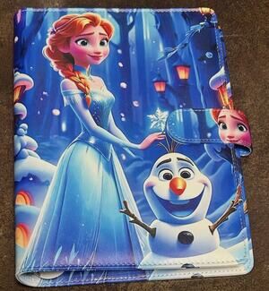 Frozen Ana and Olaf size A5 Binder w/ stationery paper